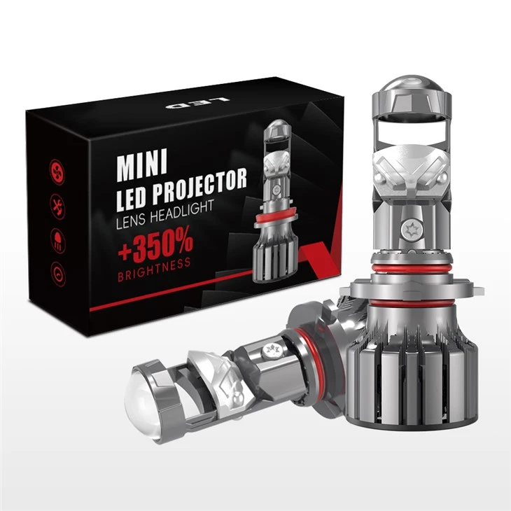 Lentille de projecteur de phare de la poutre élevée 6000LM 9005 LED pour des voitures