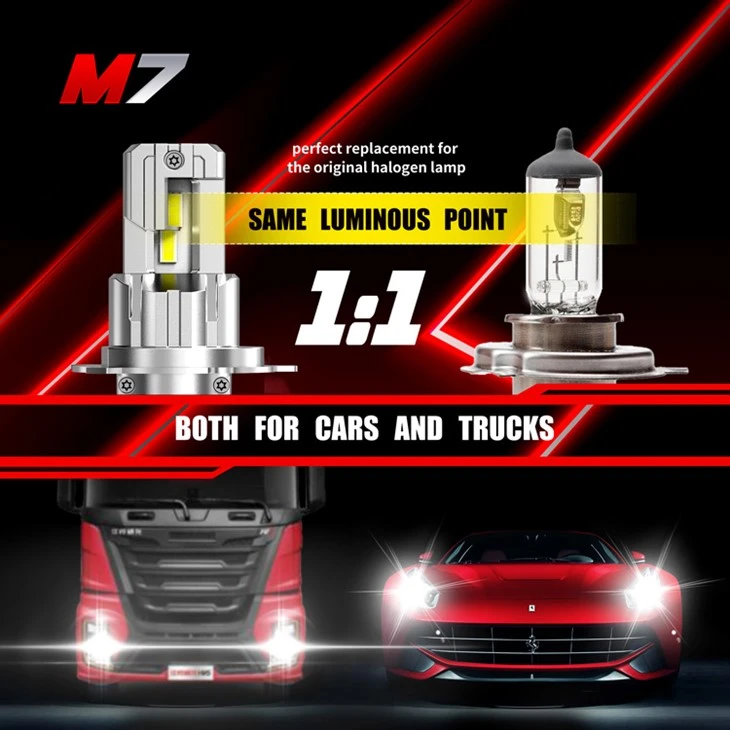Wholesale Fanless All in One M7 LED Headlight Bulbs high quality
